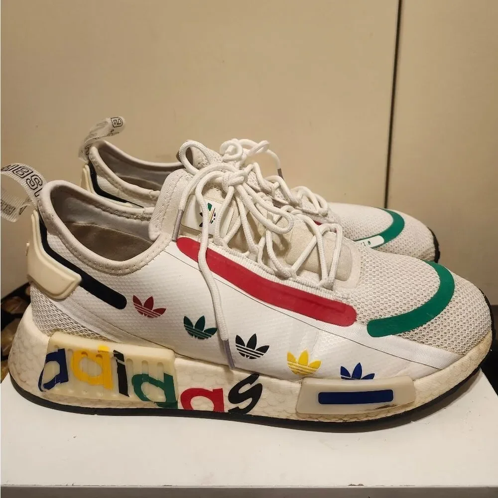 Adidas NMD R1 “Spectoo” Multicolor Trefoil Sneakers Men’s Sz.10 Ret.$160